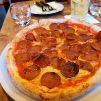 Pizza chorizo at Pizza Bertoldi - Jakubská in Prague