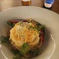 Garlic and vegan parmesan at Pizza Bertoldi - Jakubská in Prague