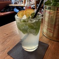Homemade mint lemonade  at Pizza Bertoldi - Jakubská in Prague