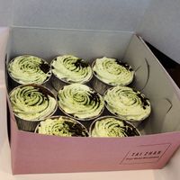 Chocolate Matcha Mousse Cups at Tai Zhan Bakery in Saratoga