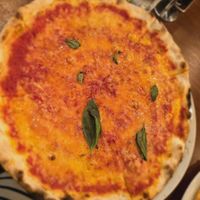 Vegan cheese margharita at Just Pizza & Pasta in Douglas