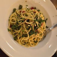 Spaghetti Aglio e Olio (Not on menu) at Just Pizza & Pasta in Douglas