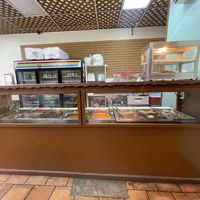 Inside  at Ma's Vegi Deli in St Thomas