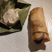 Dumpling con tofu y plátano dulce at Ishiki - Cloud Kitchen in Mexico City
