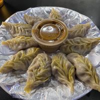 Vegan momos  at Gaia Masala & Burger in Boulder