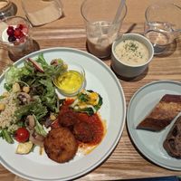 Breakfast set at Common Well  in Kyoto