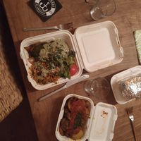 Take away ☺️👍 (Boxen kompostierbar) at Kombuse in Mannheim