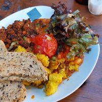 Beans & toast at Kombuse in Mannheim