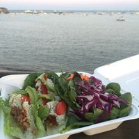 vegan tacos  at Grab 'n Go Health Bar in Provincetown