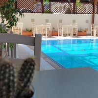 Pool views at GOJI Vegan Hotel in Rhodes