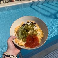 The nachos  at GOJI Vegan Hotel in Rhodes