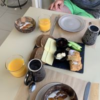 Breakfast one morning  at GOJI Vegan Hotel in Rhodes