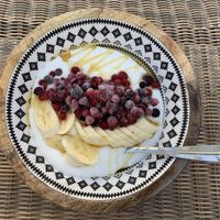 Joghurt Bowl 💚  at GOJI Vegan Hotel in Rhodes