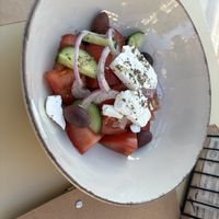 One of the beautiful, fresh salads we had each evening!  at GOJI Vegan Hotel in Rhodes