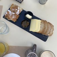 Breakfast! Our favourite pastries this day  at GOJI Vegan Hotel in Rhodes