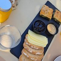 Sunshine breakfast at GOJI Vegan Hotel in Rhodes