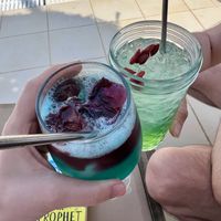 Cocktails (don’t go for the mojito)   at GOJI Vegan Hotel in Rhodes
