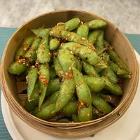 Spicy edamame   at Sushi Library in Riyadh
