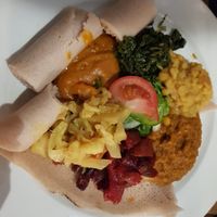 Vegan platter. Great! at Madam Taitou in Cape Town