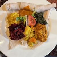 vegetarien sampler (auch vegan möglich)  at Madam Taitou in Cape Town