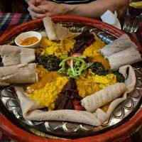 Vegan plate for two at Madam Taitou in Cape Town