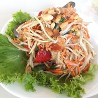 Som Tum - Papaya Salad. This is so delicious! at Green Palace Thai Vegetarian in Cabramatta