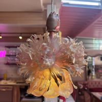 Luminária exótica   at Da Tati Café in Sao Paulo