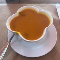 Sopa de cenoura com gengibre   at Da Tati Café in Sao Paulo