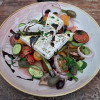 Greek Salad at The Fig & Olive in Douglas
