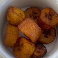 Plantain for dessert.  Serving was bigger, I ate some before remembering to take picture :) at Arthur's Restaurant & Bar in Dieppe Bay Town