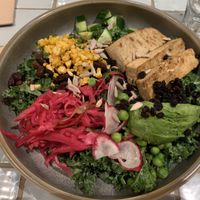 Superfood salad - could’ve done with dressing!  at Salty's in Bondi Beach