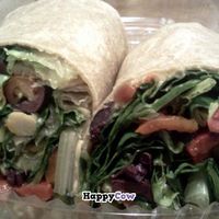 Mediterranean wrap! it was so good I bought two! at Fruitive in Virginia Beach