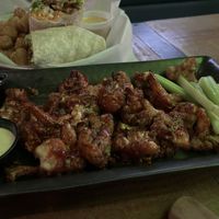 Cauliflower wings with hot and sticky sauce (spicy)  at Big Al's in Milpitas