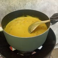 Green curry at Supranee Vegetarian Food in Koh Phayam