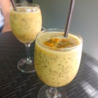 Special Passion fruit juice at Supranee Vegetarian Food in Koh Phayam