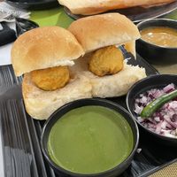 Vada pav   at Woodlands - Wan Chai in Hong Kong Island