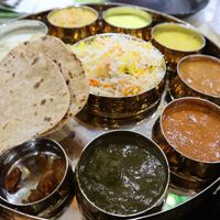 North Indian Thali. at Woodlands - Wan Chai in Hong Kong Island