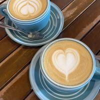 Oat latte (45 IDR)  at Coffee & Thyme in 