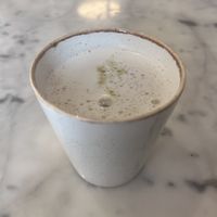 matcha latte   at Proje Cafe in Istanbul
