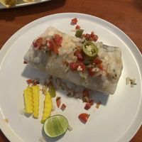 Burrito with vegan meat  #Veganuary at La Casita in Chiang Mai