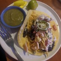 Rice & bean taco  at La Casita in Chiang Mai