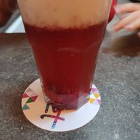 Raspberry radled at Roesel - beer & food in Prague