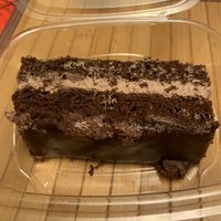 Decadent chocolate cake  at Tera V Burger in Vancouver