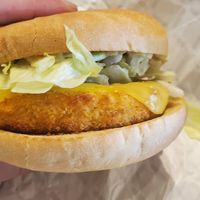 Chicken jalapenos vegan version at Tera V Burger in Vancouver