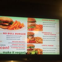 Menu Screen #1 at Tera V Burger in Vancouver