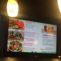 Menu Screen #2 at Tera V Burger in Vancouver