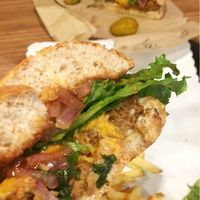 No Bull Burger at Tera V Burger in Vancouver