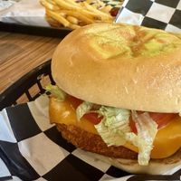 Crispy Chickun Classic  at Tera V Burger in Vancouver