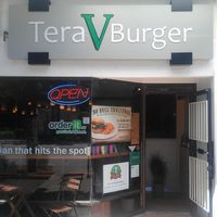 Outside Tera V Burger at Tera V Burger in Vancouver