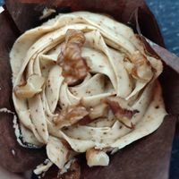 Coffee & walnut at No Meating Place in Rugby